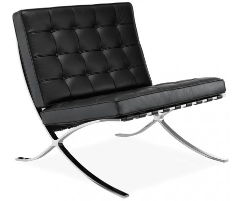 Sillón BARCELONA MR90 / Piel - Fab. Italia