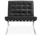 Sillón BARCELONA MR90 / Piel - Fab. Italia