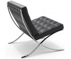 Sillón BARCELONA MR90 / Cuero italiano - Fab. Italia