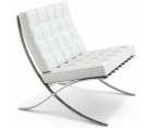 Sillón BARCELONA MR90 / Cuero italiano - Fab. Italia