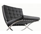 Sillón BARCELONA MR90 / Cuero italiano - Fab. Italia
