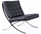 Sillón BARCELONA MR90 / Cuero italiano - Fab. Italia