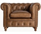 Sillón CHESTERFIELD LUTON / Cuero - Fab. Italia