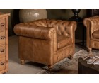 Sillón CHESTERFIELD LUTON / Cuero - Fab. Italia