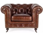 Sillón CHESTERFIELD STAFFORD / Piel italiana - Fab. Italia