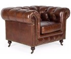 Sillón CHESTERFIELD STAFFORD / Piel italiana - Fab. Italia