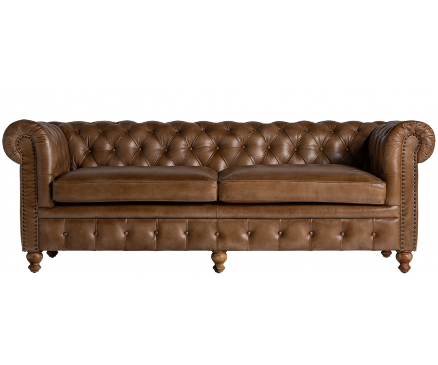 Sofá CHESTERFIELD LUTON 2 Pz / Piel - Fab. Italia