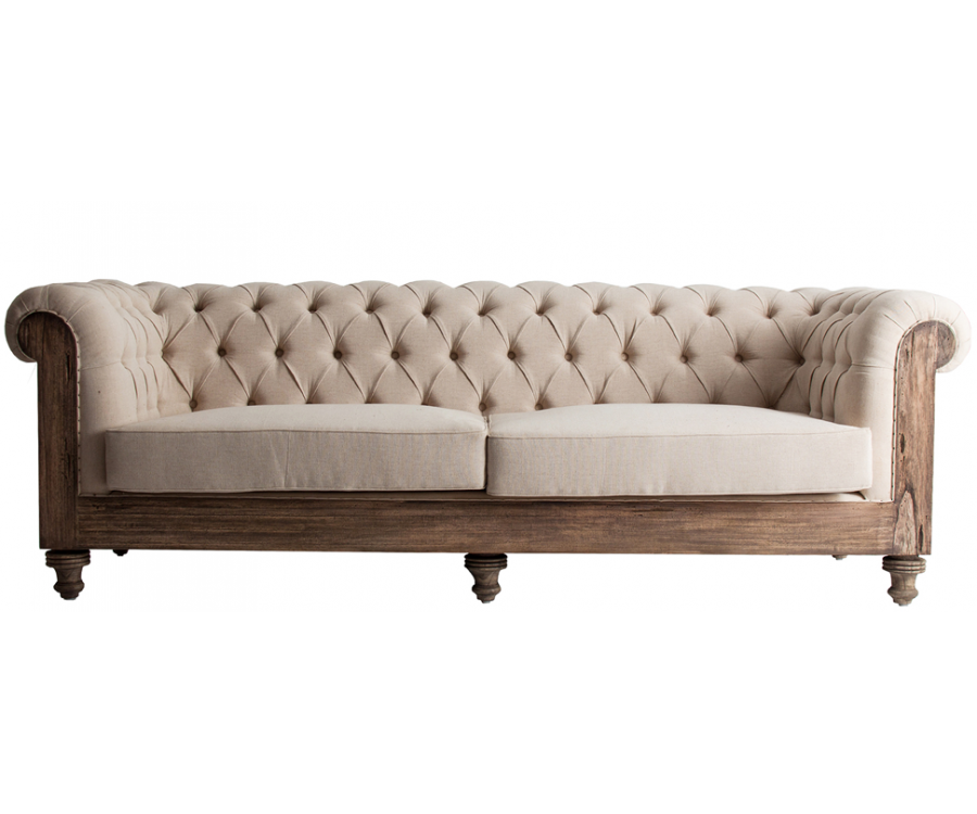 Sofá CHESTERFIELD PROVENZA 3 Plazas / Tejido - Fab. Italia