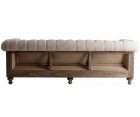 Sofá CHESTERFIELD PROVENZA 3 Plazas / Tejido - Fab. Italia