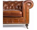 Sofá CHESTERFIELD STAFFORD 2 Plazas / Piel italiana - Fab. Italia