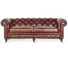 Sofá CHESTERFIELD STAFFORD 3 Plazas / Piel italiana - Fab. Italia