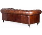 Sofá CHESTERFIELD STAFFORD 3 Plazas / Piel italiana - Fab. Italia