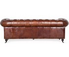 Sofá CHESTERFIELD STAFFORD 3 Plazas / Piel italiana - Fab. Italia