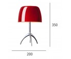 Lámpara sobremesa LUMIERE 35 - Fab. Italia