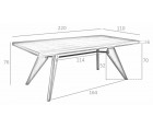 Mesa comedor SOLVAY - Fab. Italia