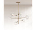 Lámpara suspendida BOLLE 6 CHANDELIER