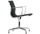 Silla oficina ALUMINIUM EA 108 / Piel Italiana - Fab. Italia
