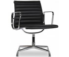 Silla oficina ALUMINIUM EA 108 / Piel Italiana - Fab. Italia