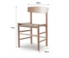 Silla J39 MOGENSEN 3239 - Fab. Dinamarca