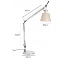 Lámpara de mesa TOLOMEO PERGAMENA