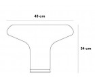 Lámpara de mesa LESBO - Fab. Italia