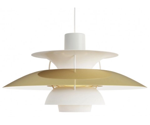 Lámpara suspendida PH 5 BRASS - 50cm - Fab. Italia