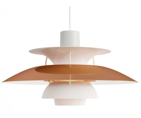 Lámpara suspendida PH 5 COBRE - 50cm - Fab. Italia