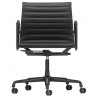 Silla oficina ALUMINIUM EA 117 / Cuero italiano - Fab. Italia