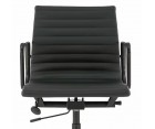 Silla oficina ALUMINIUM EA 117 / Cuero italiano - Fab. Italia