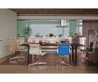 Silla oficina ALUMINIUM EA 105 - Fab. Italia