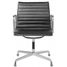 Silla oficina ALUMINIUM EA 108 / Piel Italiana - Fab. Italia