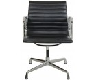 Silla oficina ALUMINIUM EA 108 / Piel Italiana - Fab. Italia