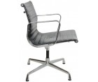 Silla oficina ALUMINIUM EA 108 / Piel Italiana - Fab. Italia