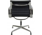 Silla oficina ALUMINIUM EA 108 / Piel Italiana - Fab. Italia