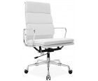Silla oficina EA 219 SOFT PAD / Piel italiana - Fab. Italia