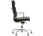 Silla oficina EA 219 SOFT PAD / Piel italiana - Fab. Italia