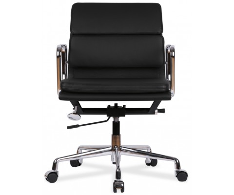 Silla oficina EA 217 SOFT PAD / Piel italiana - Fab. Italia