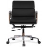 Silla oficina EA 217 SOFT PAD / Piel italiana - Fab. Italia