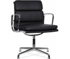 Silla oficina EA 208 SOFT PAD / Piel italiana - Fab. Italia