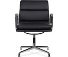 Silla oficina EA 208 SOFT PAD / Piel italiana - Fab. Italia