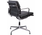 Silla oficina EA 208 SOFT PAD / Piel italiana - Fab. Italia