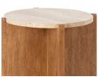 Mesa auxiliar KINUTA TRAVERTINO - Fab. Italia