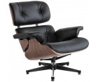 LOUNGE CHAIR & OTTOMAN / Palisandro - Cuero Aniline - Fab. Italia