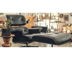 LOUNGE CHAIR & OTTOMAN / Palisandro - Cuero Aniline - Fab. Italia