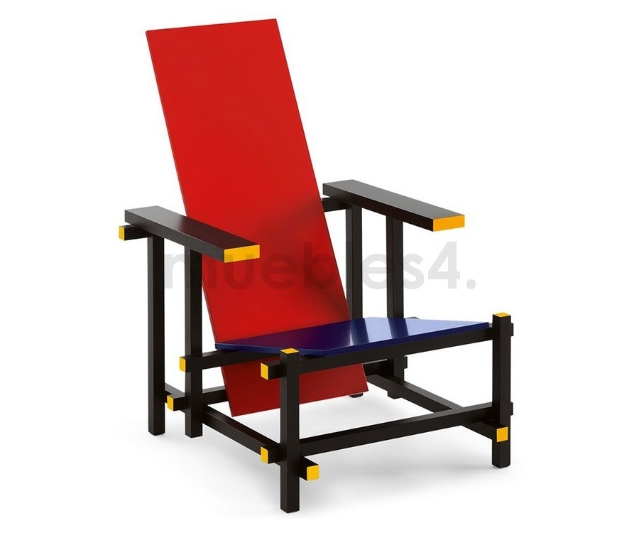 Sillón 635 RED and BLUE - Fab. Italia.