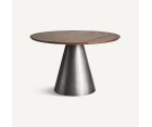 Mesa comedor SATURNO KERAMIK / Titanio - Fab. Italia
