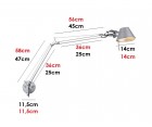 Lámpara de pared TOLOMEO
