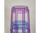Taburete CHARLES GHOST 65 / Policarbonato inyectado - Fab. Italia