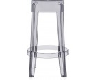 Taburete CHARLES GHOST 65 / Policarbonato inyectado - Fab. Italia