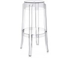 Taburete CHARLES GHOST 75 / Policarbonato inyectado - Fab. Italia